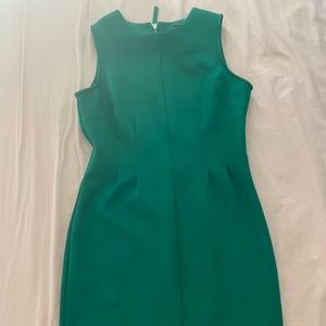 Emerald green dress